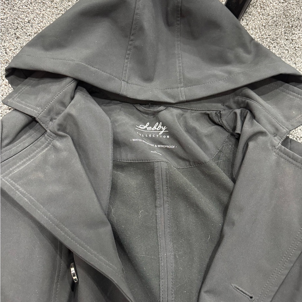 Leith Black Hooded Jacket